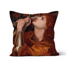 Joan of Arc - Dante Gabriel Rossetti Pillow Linen / 18’’x18’’ Throw Pillows