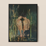 In Deep - Gay Asian Lovers Art Print / Canvas, Gay Asian Lovers, Art Print, Small Harbor