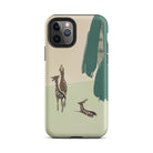 Deer from Momoyogusa Kamisaka Sekka Iphone Case, 11 Pro / Matte, Deer Themed Phone Case