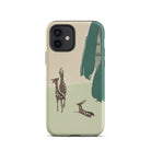 Deer from Momoyogusa Kamisaka Sekka Iphone Case, 12 / Matte, Deer Themed Phone Case
