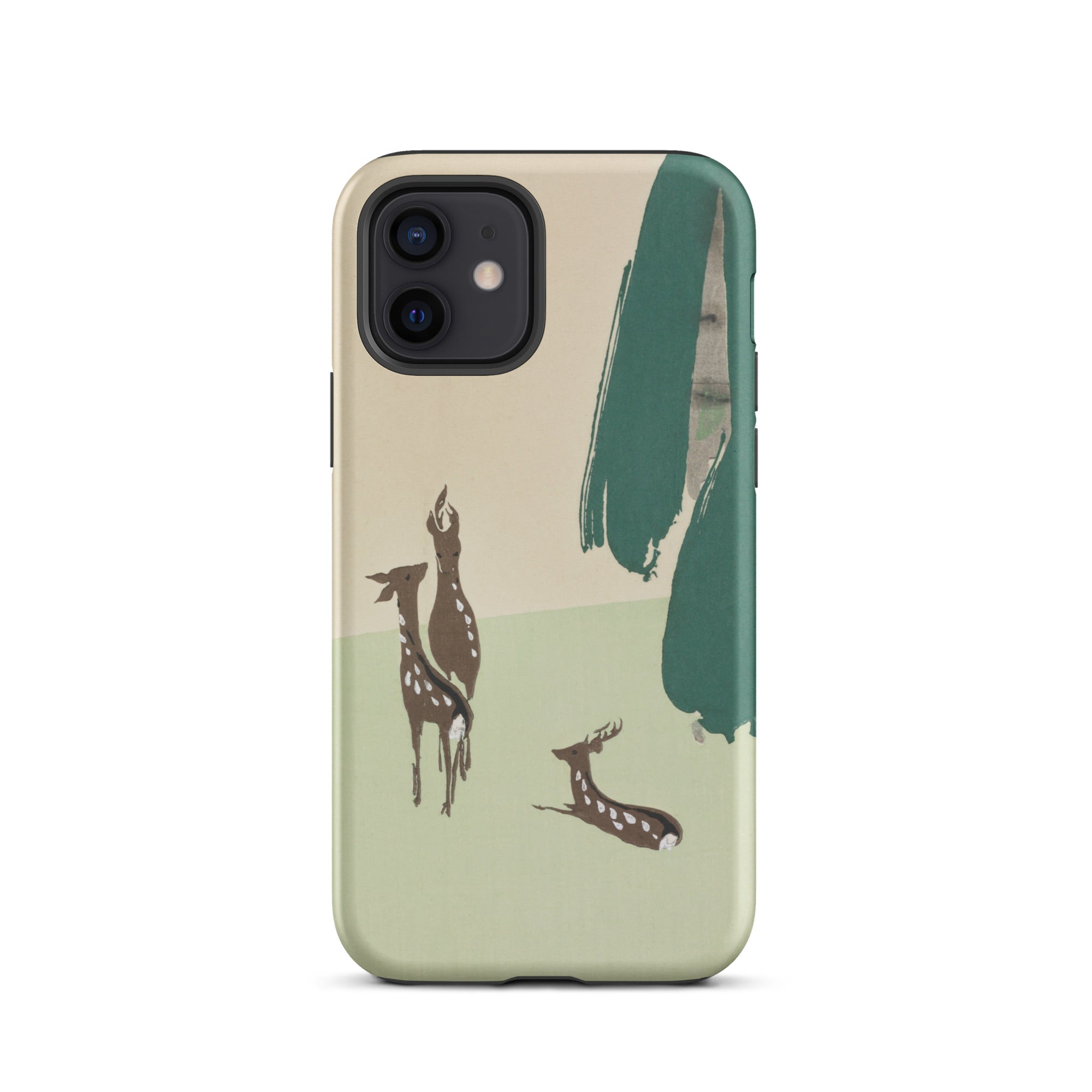 Deer from Momoyogusa Kamisaka Sekka Iphone Case, 12 / Matte, Deer Themed Phone Case