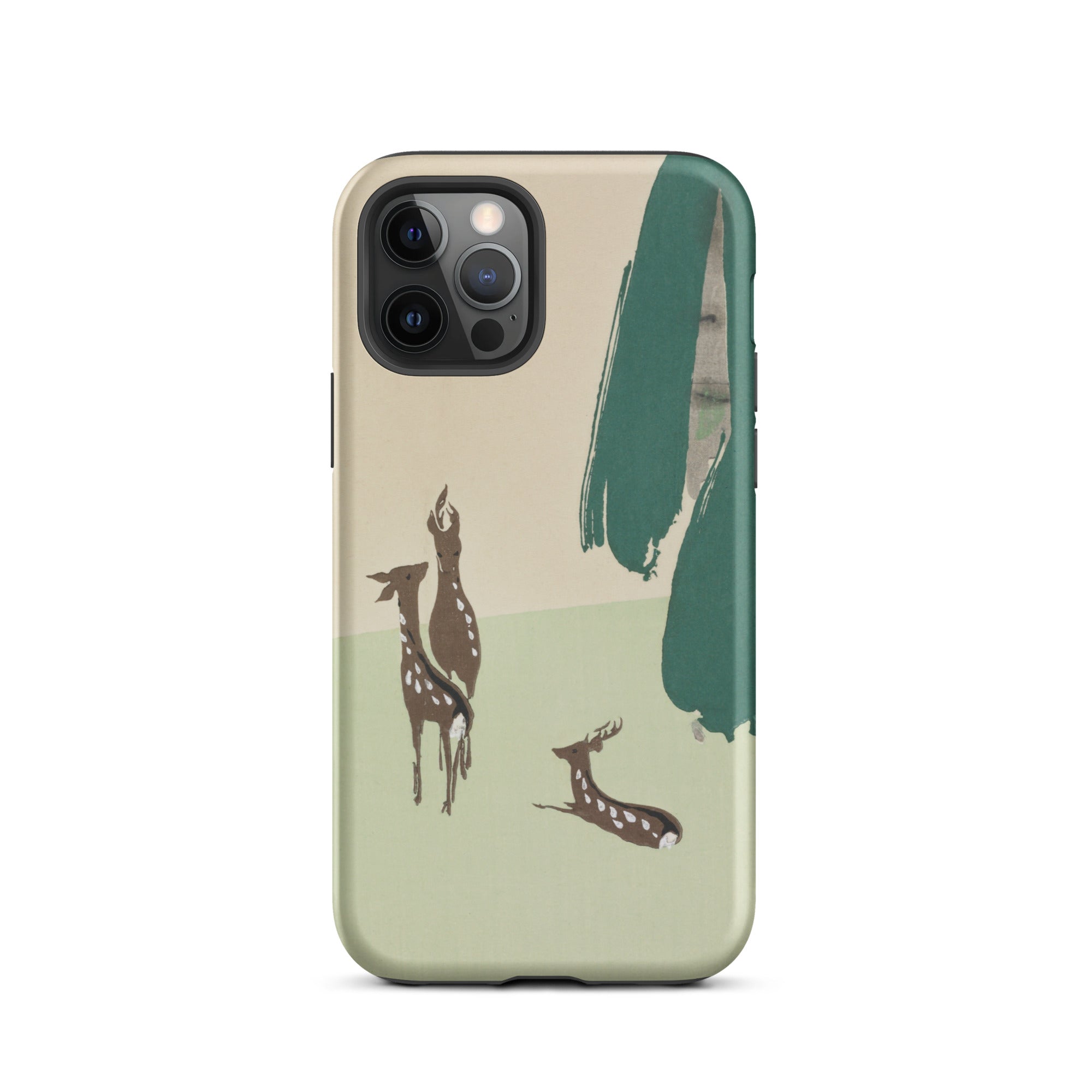 Deer from Momoyogusa Kamisaka Sekka Iphone Case, 12 Pro / Matte, Deer Themed Phone Case