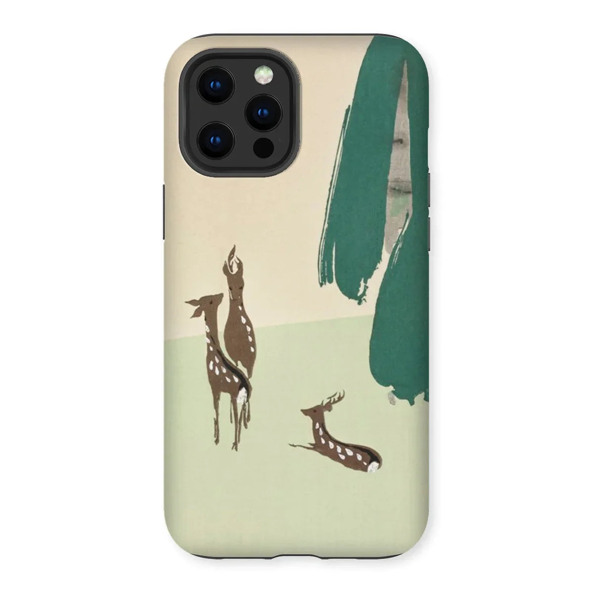 Deer from Momoyogusa - Kamisaka Sekka Iphone Case, 12 Pro Max / Matte