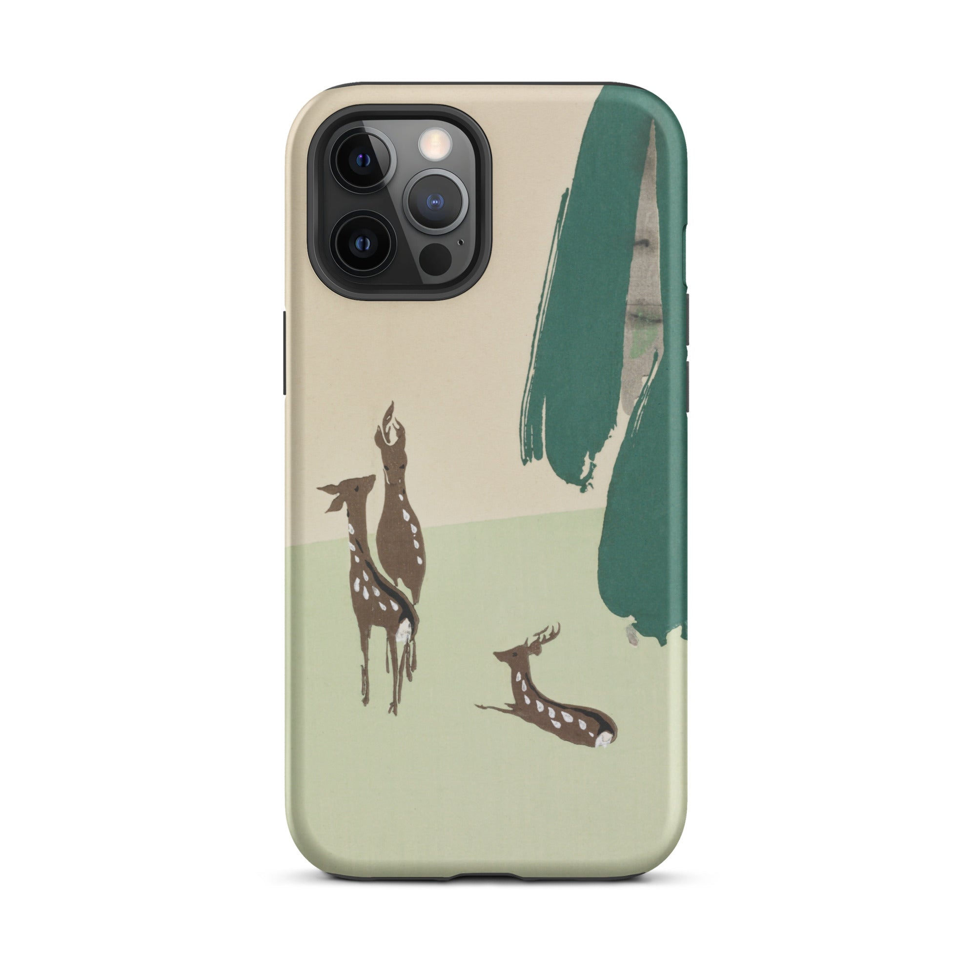 Deer from Momoyogusa Kamisaka Sekka Iphone Case, 12 Pro Max / Matte, Phone Case Deer Design