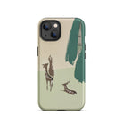 Deer from Momoyogusa Kamisaka Sekka Iphone Case, 13 / Matte, Deer Themed Phone Case