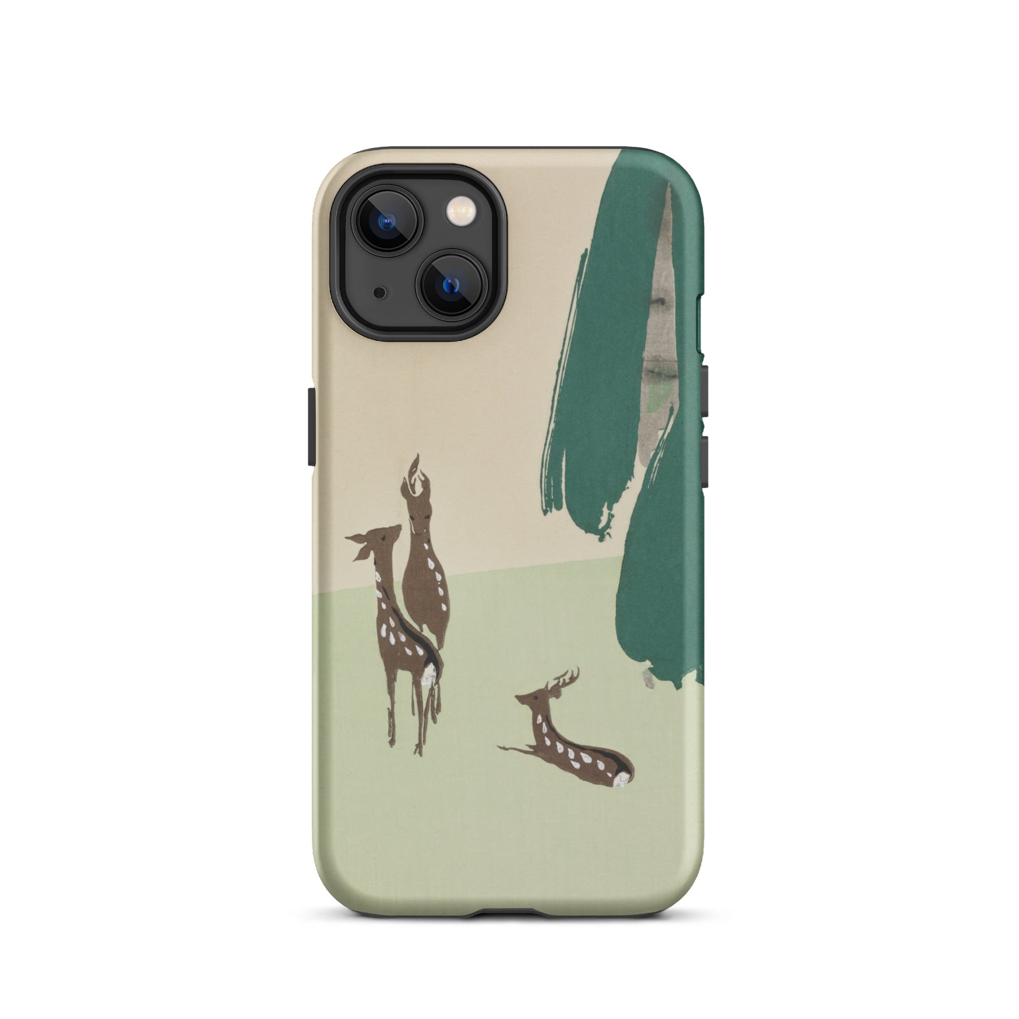 Deer from Momoyogusa Kamisaka Sekka Iphone Case, 13 / Matte, Deer Themed Phone Case