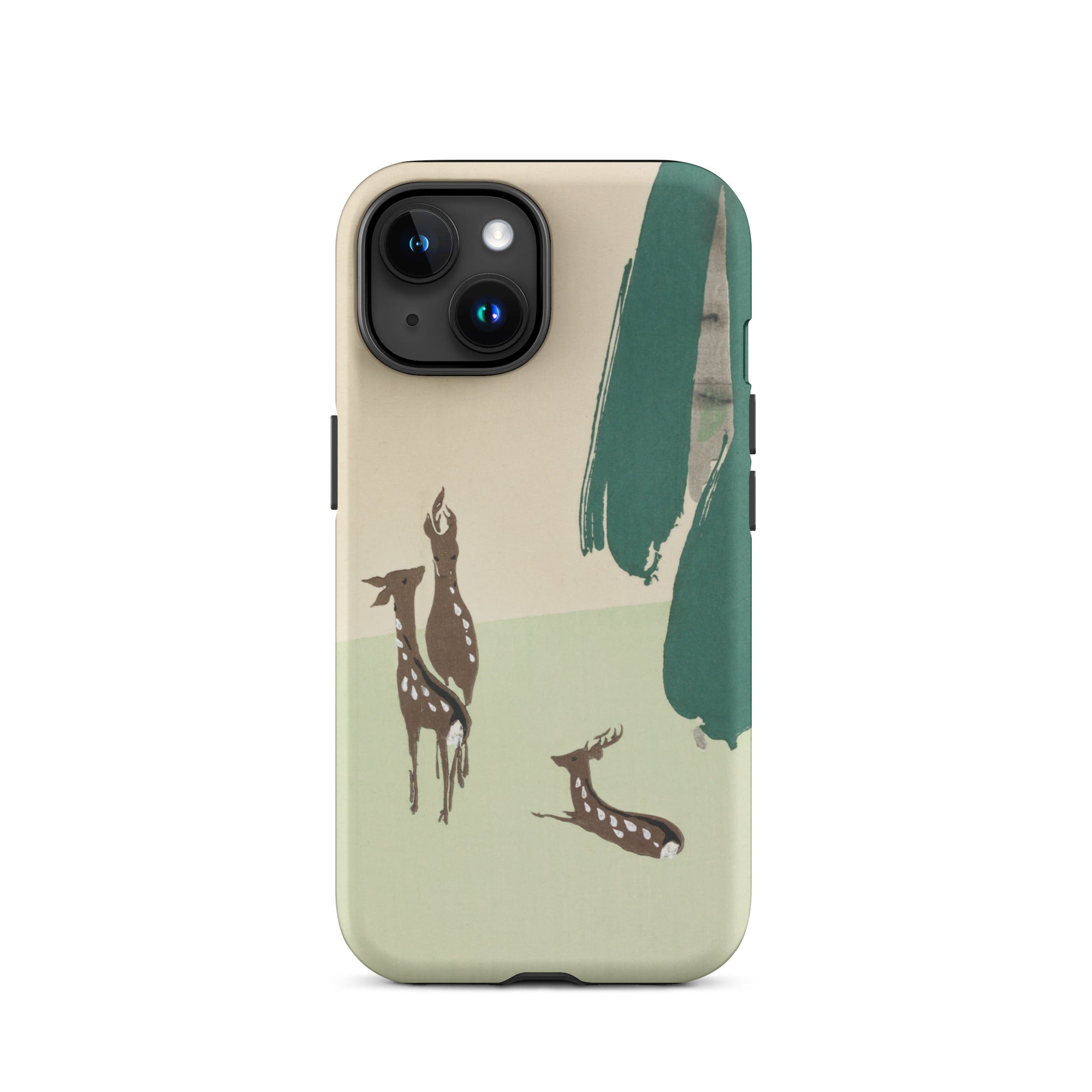 Deer from Momoyogusa Kamisaka Sekka Iphone Case, 15 / Matte, Deer Themed Phone Case