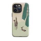 Deer from Momoyogusa - Kamisaka Sekka Iphone Case, 15 Pro Max / Matte, Deer-themed Phone Case