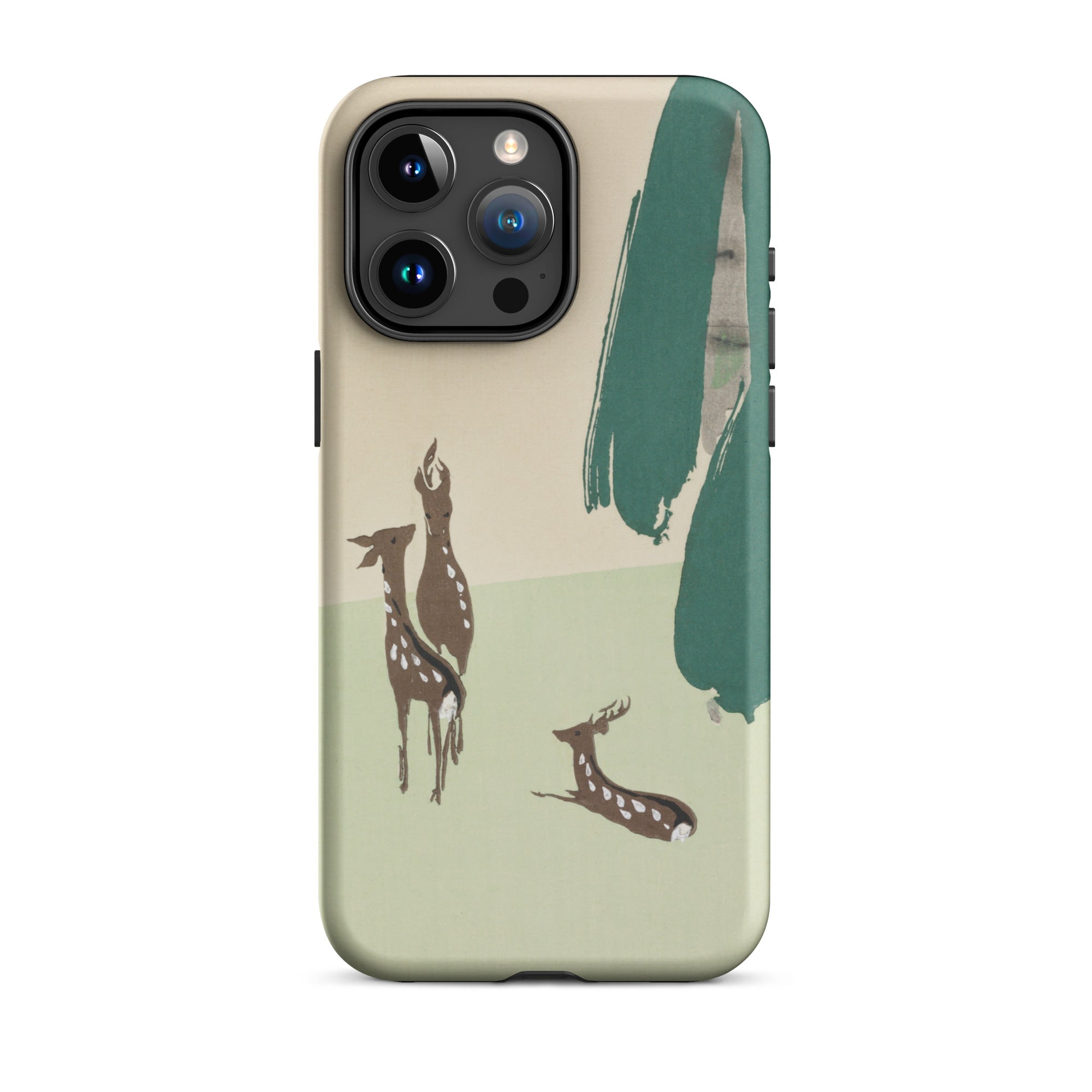 Deer from Momoyogusa Kamisaka Sekka Iphone Case, 15 Pro Max / Matte, Deer Themed Phone Case