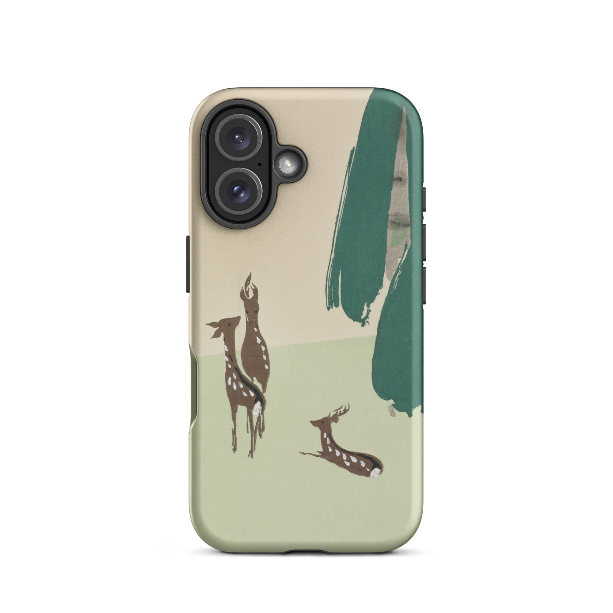 Deer from Momoyogusa Kamisaka Sekka Iphone Case, 16 / Matte, Deer Themed Phone Case