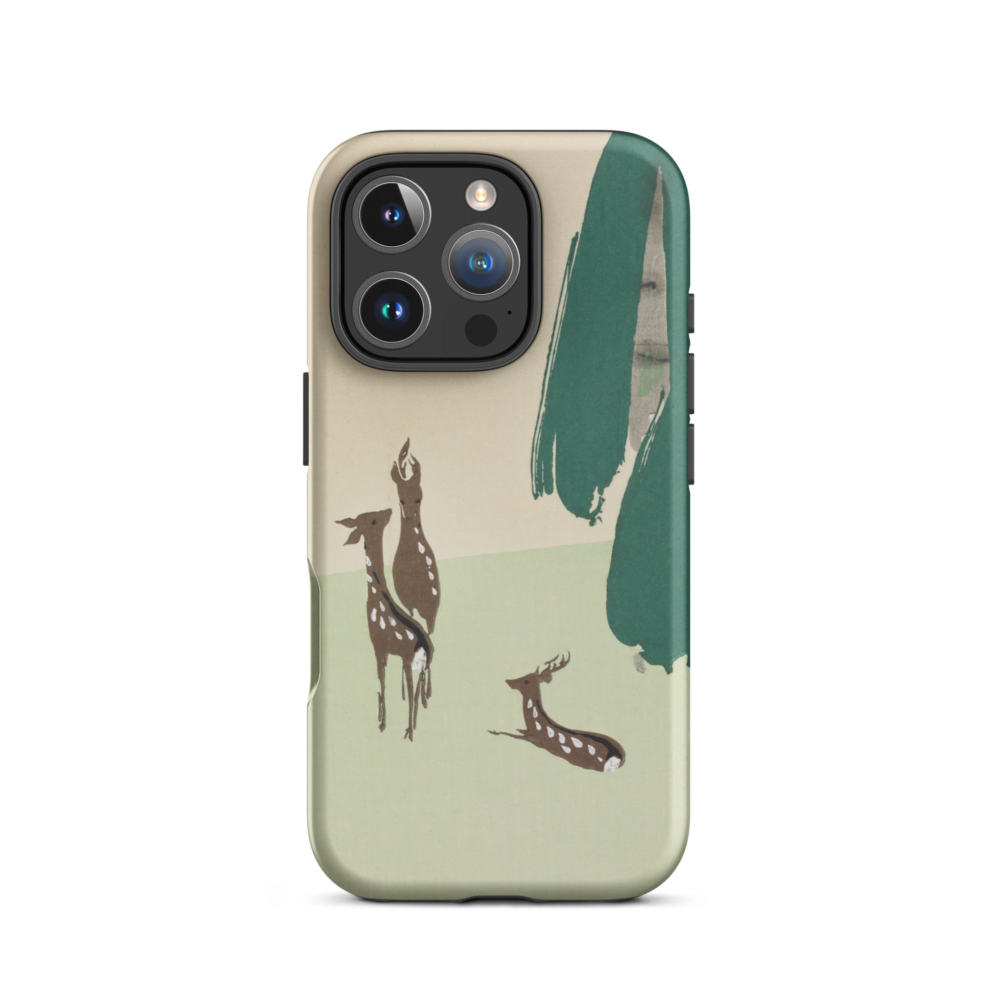 Deer from Momoyogusa Kamisaka Sekka Iphone Case, 16 Pro / Matte, Deer Themed Phone Case