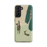 Deer from Momoyogusa - Kamisaka Sekka Phone Case, Samsung Galaxy S21 Fe / Matte, Mobile Cases, Toby Leon