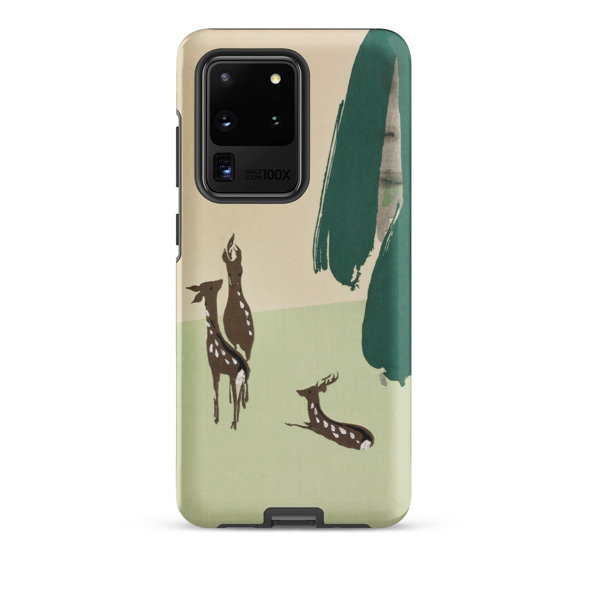 Deer from Momoyogusa Kamisaka Sekka Samsung Case, Galaxy S20 Ultra / Matte, Samsung Galaxy S20 Ultra Phone Case Nature Inspired Deer