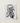 Black Ink Illustration White Paper Dynamic Horned Warrior Joseon Dynasty, Demon Lands Mid-stride, Korean Woodblock Print, Pulled, Celestial