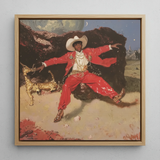 Devil’s Details - Fine Art Print / Canvas, 12x12’’ / 31x31cm / Natural Frame, Posters Prints & Visual Artwork, Toby Leon