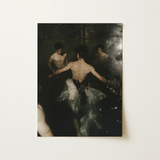 Dipping - Gay Grunge Baroque Ballet Art Print / Canvas, Gay Grunge Baroque, Lumbar Dip Ballet Art Print, Deltoid Ridge Grunge Baroque