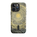 The Divine Comedy Paradiso - Gustave Dore Iphone Case, 15 Pro Max / Matte, Protective Iphone Case Intricate Celestial Design Two Figures