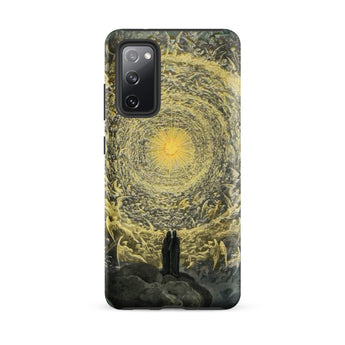The Divine Comedy Paradiso - Gustave Dore Samsung Case, Galaxy S20 Fe / Matte, Phone Case Yellow Black Abstract Design Two Figures