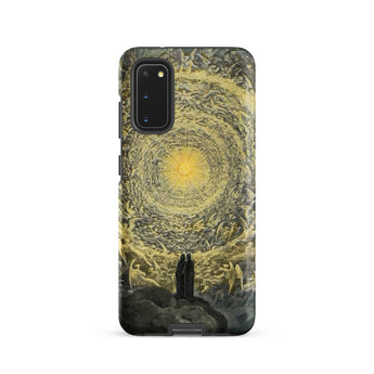 The Divine Comedy Paradiso - Gustave Dore Samsung Case, Galaxy S20 / Matte, Phone Case Vibrant Detailed Illustration Two Figures Bright