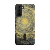 The Divine Comedy Paradiso - Gustave Dore Samsung Case, Galaxy S21 Plus / Matte, Phone Case Vibrant Detailed Illustration Two Figures Bright