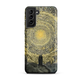 The Divine Comedy Paradiso - Gustave Dore Samsung Case, Galaxy S21 Plus / Matte, Phone Case Vibrant Detailed Illustration Two Figures Bright