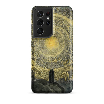 The Divine Comedy Paradiso - Gustave Dore Samsung Case, Galaxy S21 Ultra / Matte, Black Smartphone Celestial Art Print