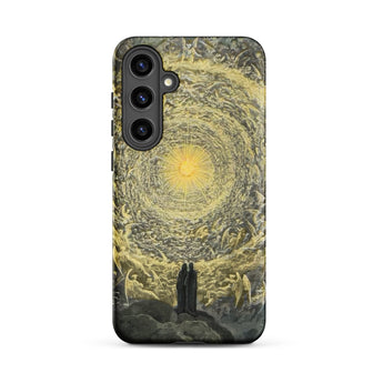 The Divine Comedy Paradiso - Gustave Dore Samsung Case, Galaxy S24 Plus / Matte, Black Smartphone Case Vibrant Celestial Art Print Two