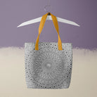 Divine Order - Black and White Islamic Pattern Tote Bag Bags