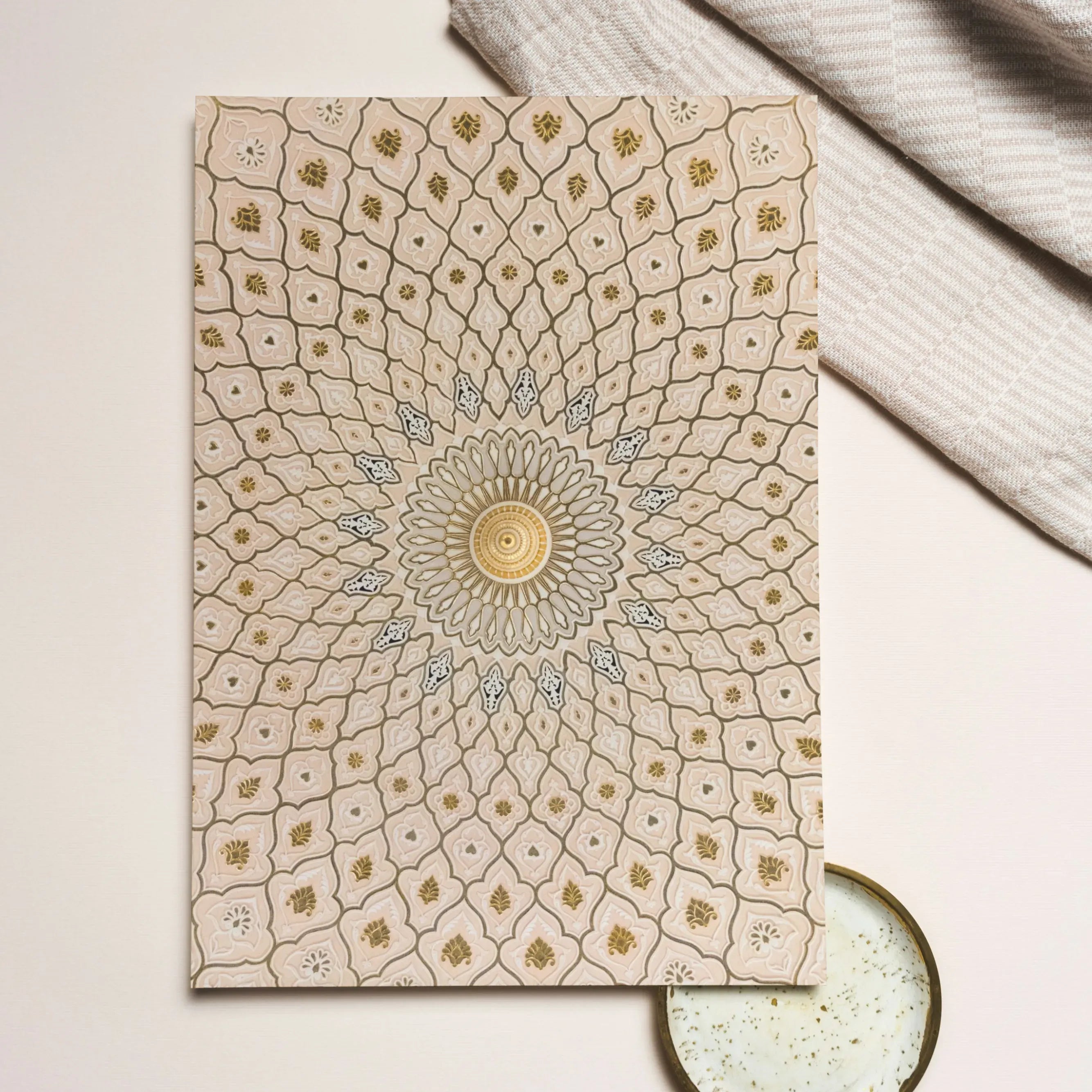 Divine Order Greeting Card - Islamic Geometric Pattern - Greeting & Note Cards - Aesthetic Art