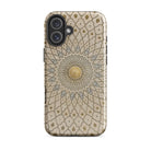Divine Order - Islamic Geometric Art Iphone Case, 16 Plus / Matte, Patterned Smartphone Case