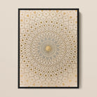 Divine Order - Islamic Geometric Pattern Art Framed Canvas