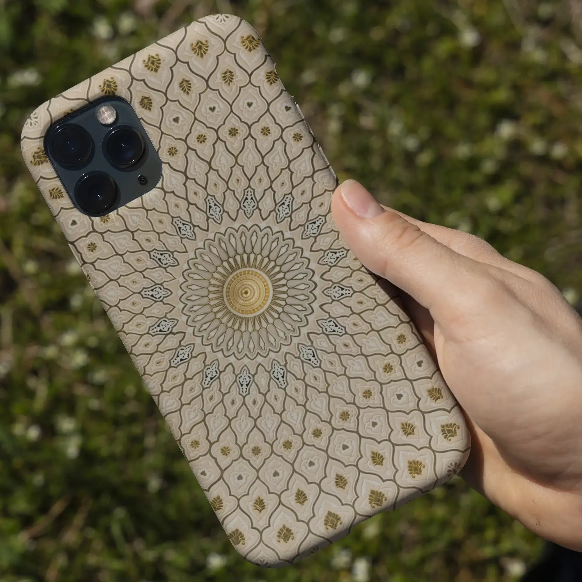 Divine Order - Islamic Geometric Pattern Art Phone Case - Mobile Phone Cases - Aesthetic Art