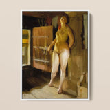At the Door of the Loft - Anders Zorn Art Print / Canvas, Anders Zorn, Anders Zorn Paints, Four-pigment Austerity Mora, Austerity Mora