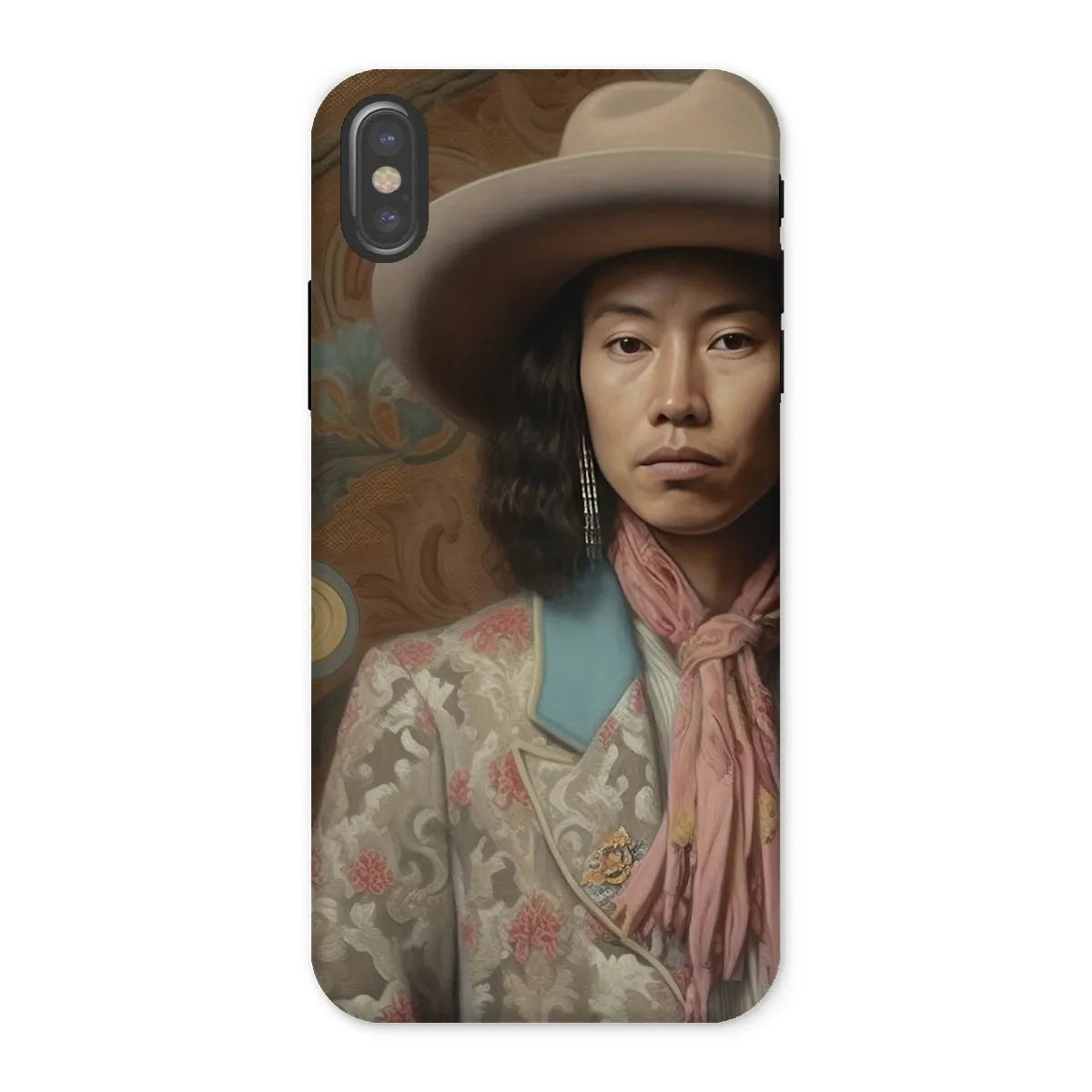 Dorjee The Gay Cowboy - Dandy Gay Aesthetic Art Phone Case - Iphone x / Matte - Mobile Phone Cases - Aesthetic Art