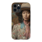 Dorjee - Gay Tibetan Cowboy Iphone Case - 14 Pro / Matte