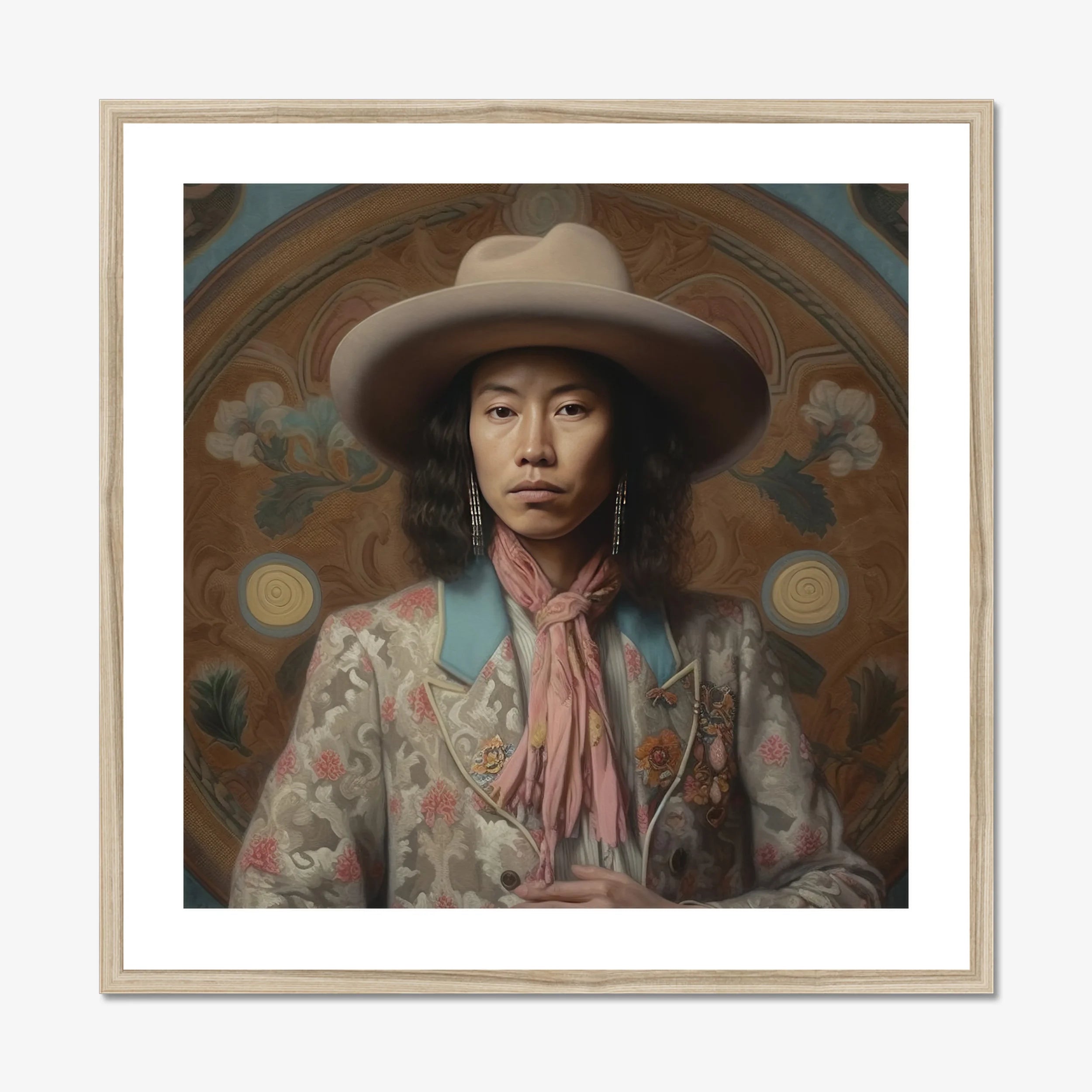 Dorjee - Tibetan Cowboy Dandy Art Print