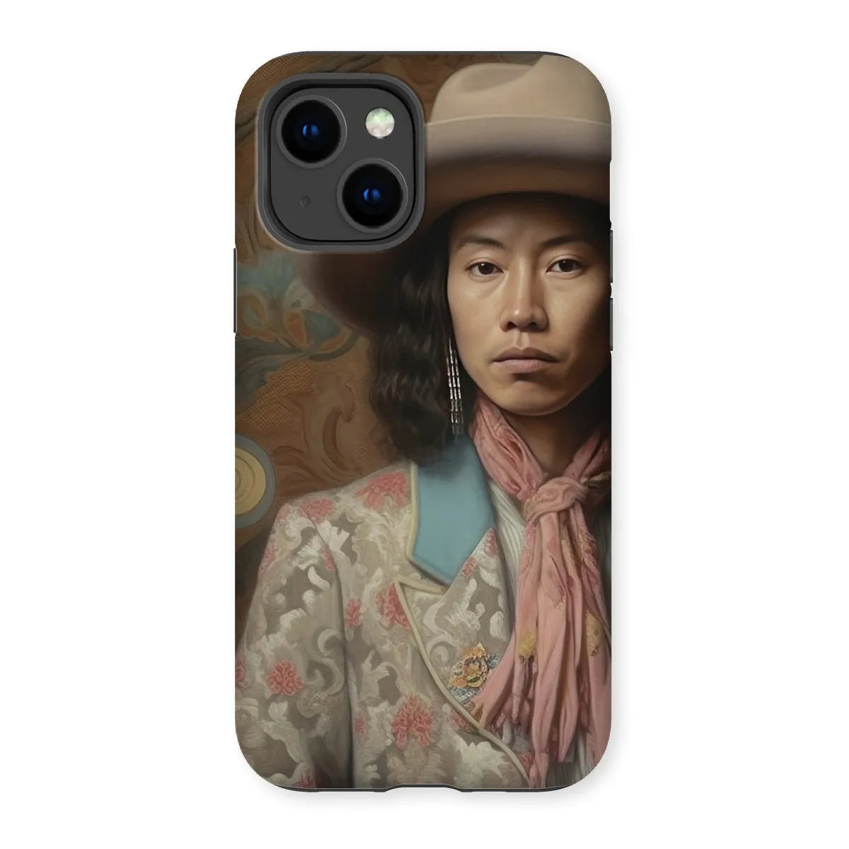 Dorjee - Tibetan Gaysian Cowboy Aesthetic Art Phone Case - Iphone 14 / Matte - Mobile Phone Cases - Aesthetic Art
