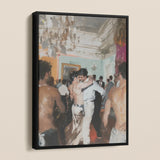 Double Trouble - Trashy Old Money Gays Framed Canvas, Framed Oil Painting Men Ballroom