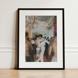 Double Trouble - Vintage Gay Tea Dance Art Print / Canvas, 12x16’’ / 31x41cm / Black Frame / Matboard, Posters Prints & Visual Artwork,