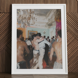 Double Trouble - Vintage Gay Tea Dance Art Print / Canvas, Vintage Gay Tea, Gay Tea Dance, Chandelier Stutters