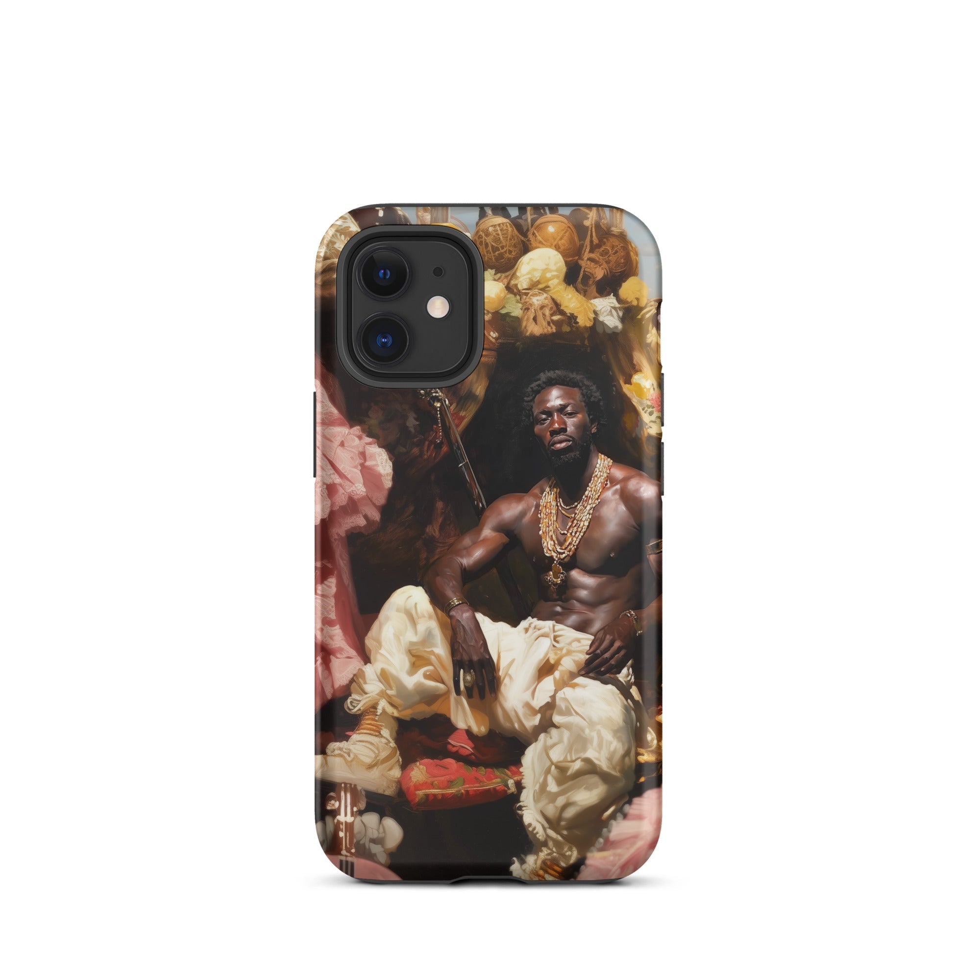 Douglas Black Gay Pirate Art Iphone Case, 12 Mini / Matte, Phone Case Regal Portrait