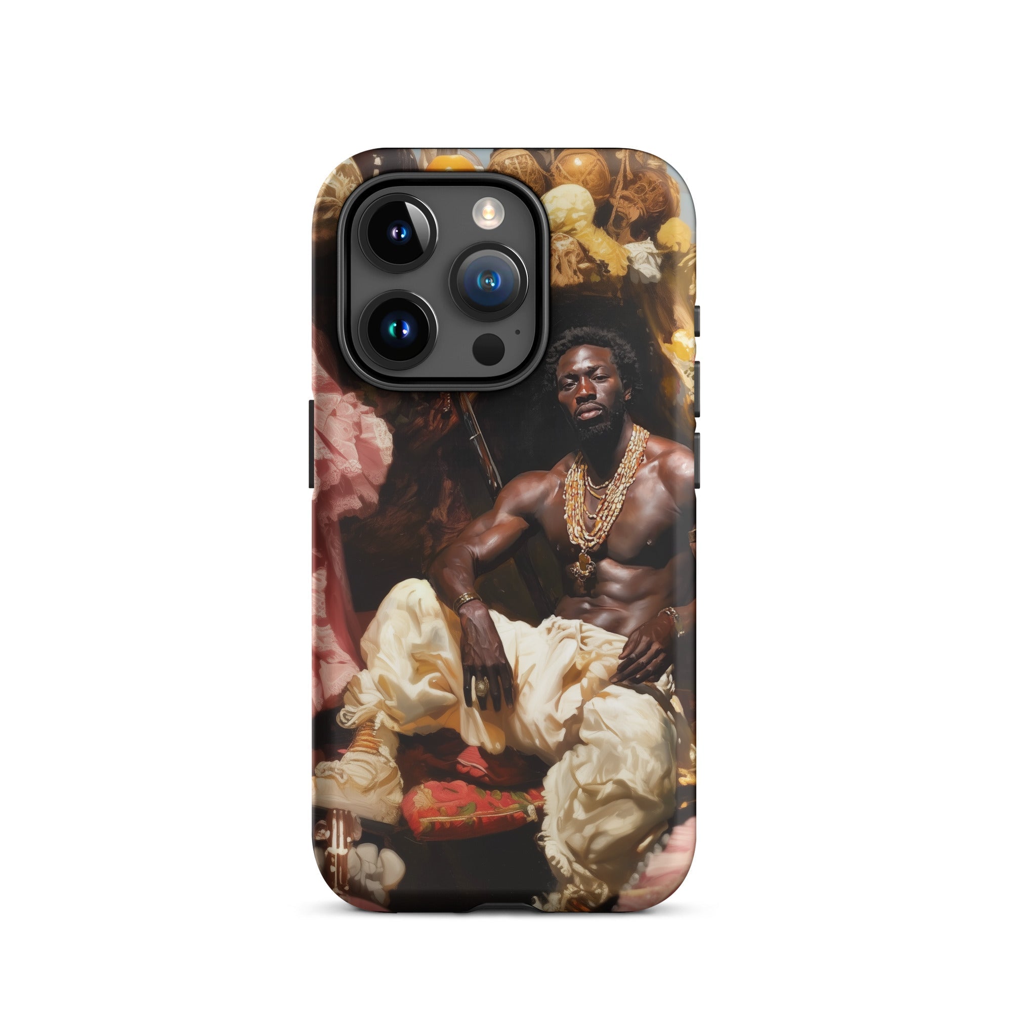 Douglas Black Gay Pirate Art Iphone Case, 15 Pro / Matte, Phone Case Portrait