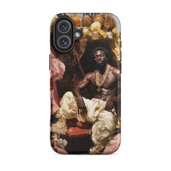 Douglas - Black Gay Pirate Art Iphone Case, 16 Plus / Matte, Phone Case Renaissance-style Portrait