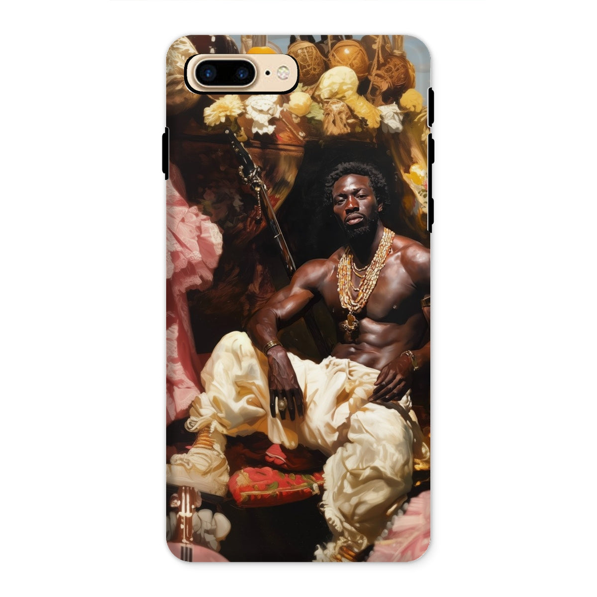 Douglas Black Gay Pirate Art Iphone Case, 8 Plus / Matte, Phone Case Regal Portrait