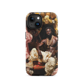 Douglas - Black Gay Pirate Art Phone Case Iphone 15 / Matte Iphone Case Portrait Shirtless Man Gold Chains Black Gay Pirate, Pirate Art, Art