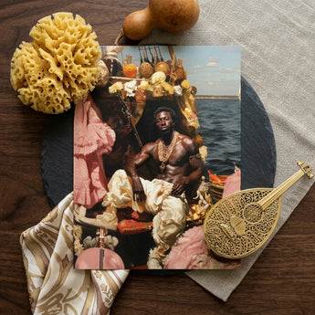 Douglas - Black Gay Pirate Art Print / Canvas Rectangular Vividly Colored Photographic Muscular Man Ornate, Myth Made Flesh, Prints