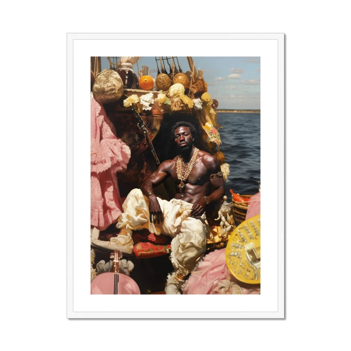 Douglas - Black Gay Pirate Art Print Posters Prints & Visual Artwork