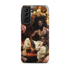 Douglas Black Gay Pirate Art Samsung Case, Galaxy S21 Plus / Matte, Phone Case Renaissance Style Portrait Man Adorned Gold Jewelry