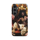 Douglas Black Gay Pirate Art Samsung Case, Galaxy S24 Plus / Matte, Black Smartphone Case Portrait Dark Skinned Man Adorned Numerous