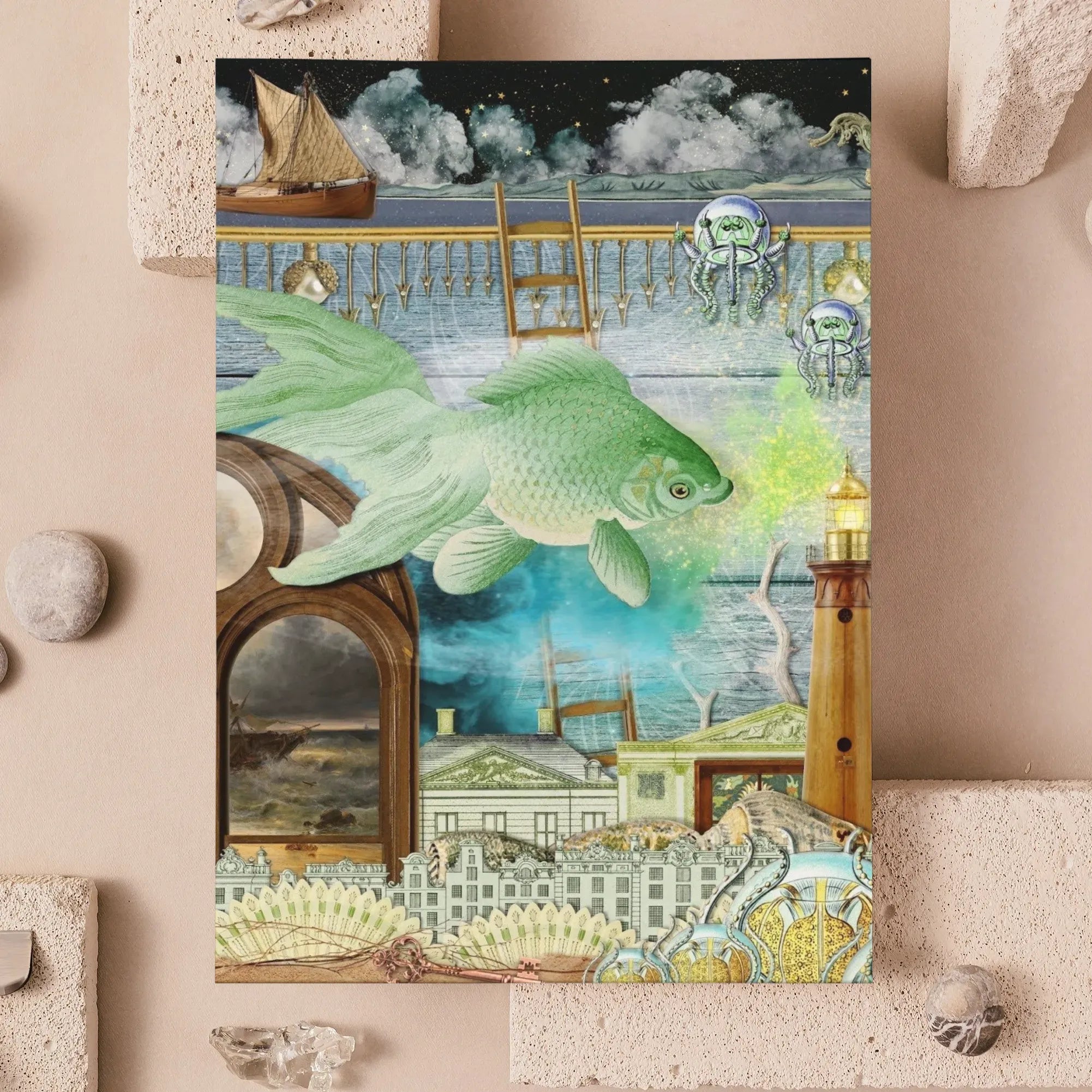 Down Where It’s Wetter Part 1 Greeting Card - Greeting & Note Cards - Aesthetic Art